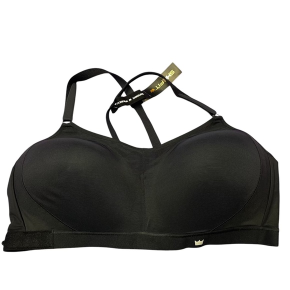 SHEFIT Full Coverage Bra Medium Impact 6Luxe Black Adjustable - Picture 6 of 7